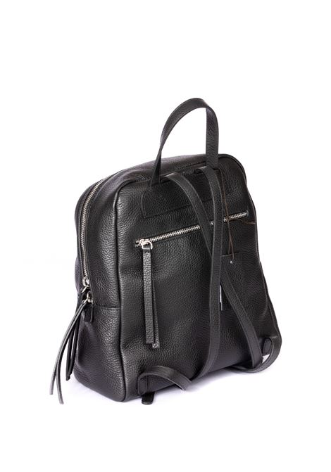 Black ischia backpack PK BY PASKAL | ZAINO ISCHIAPELLE-NERO